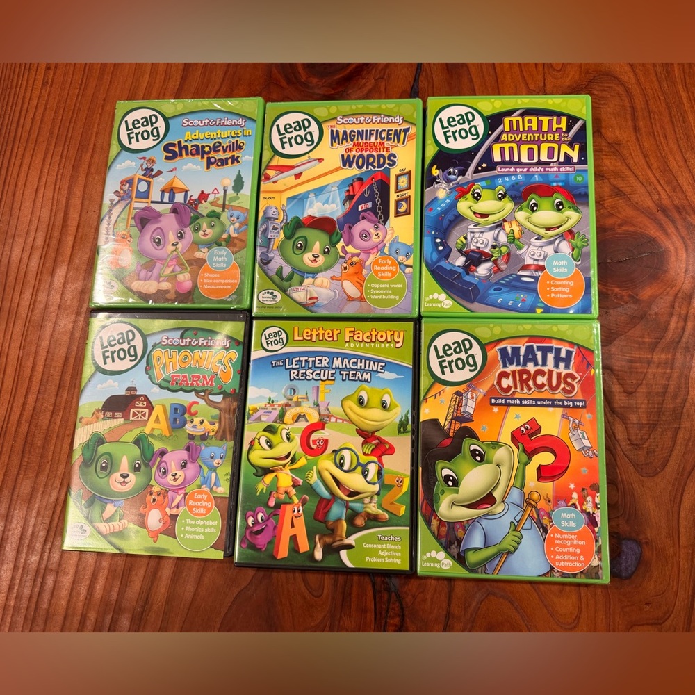 Leap Frog DVD bundle of 6